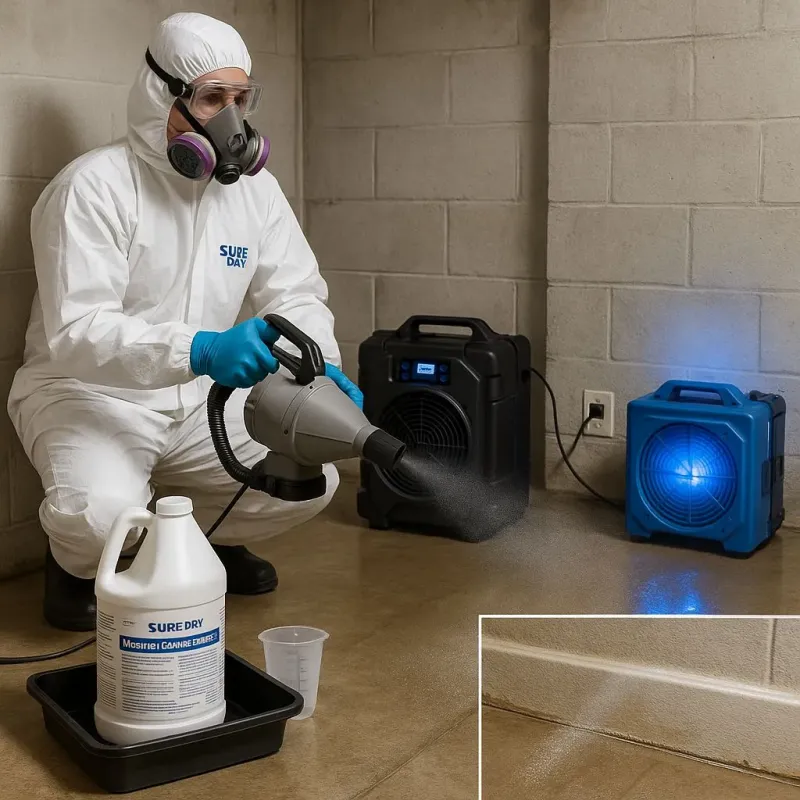 Sanitization and Odor Removal process in Italy, TX
